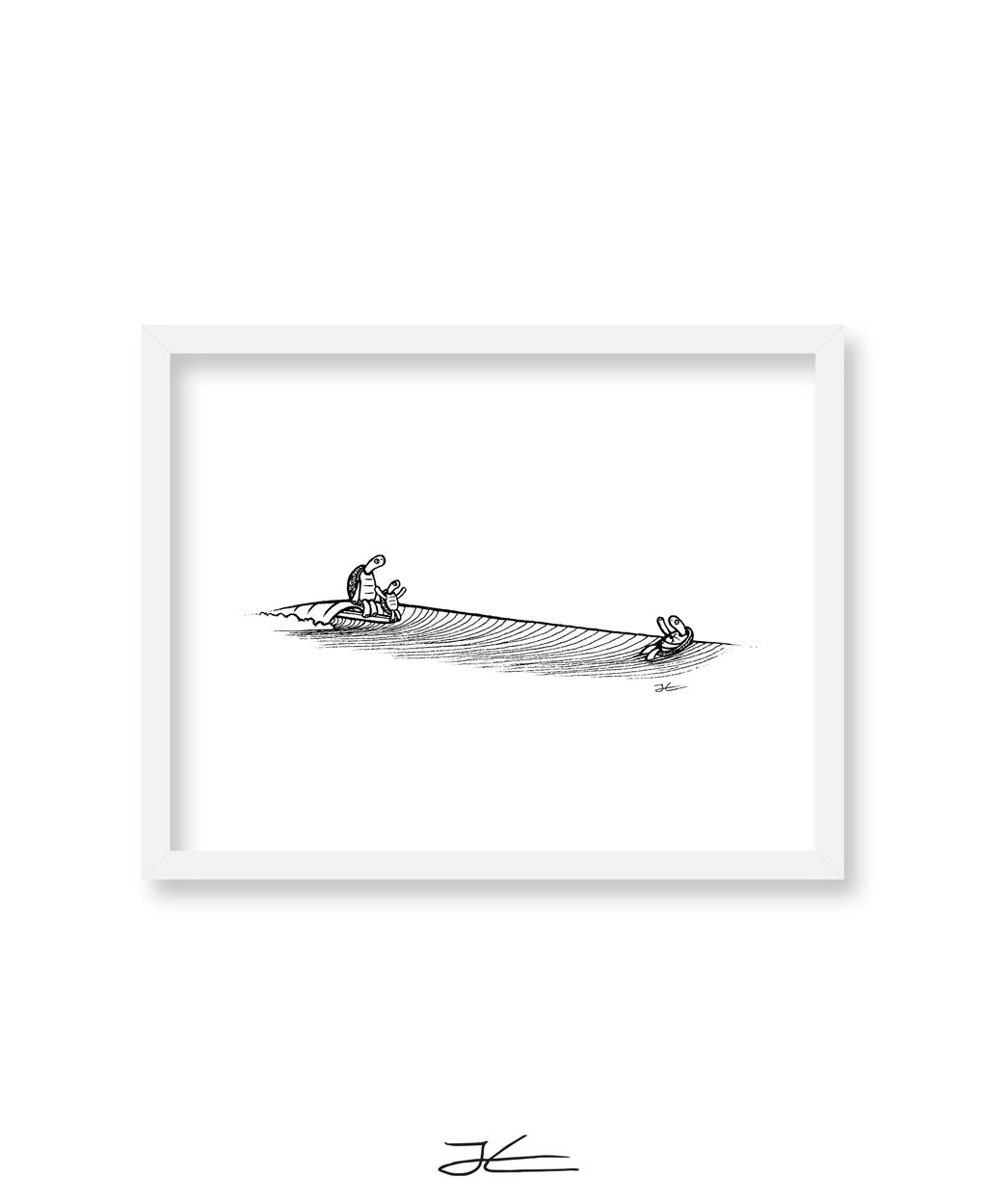 Turtle Family Fun - Print/ Framed Print