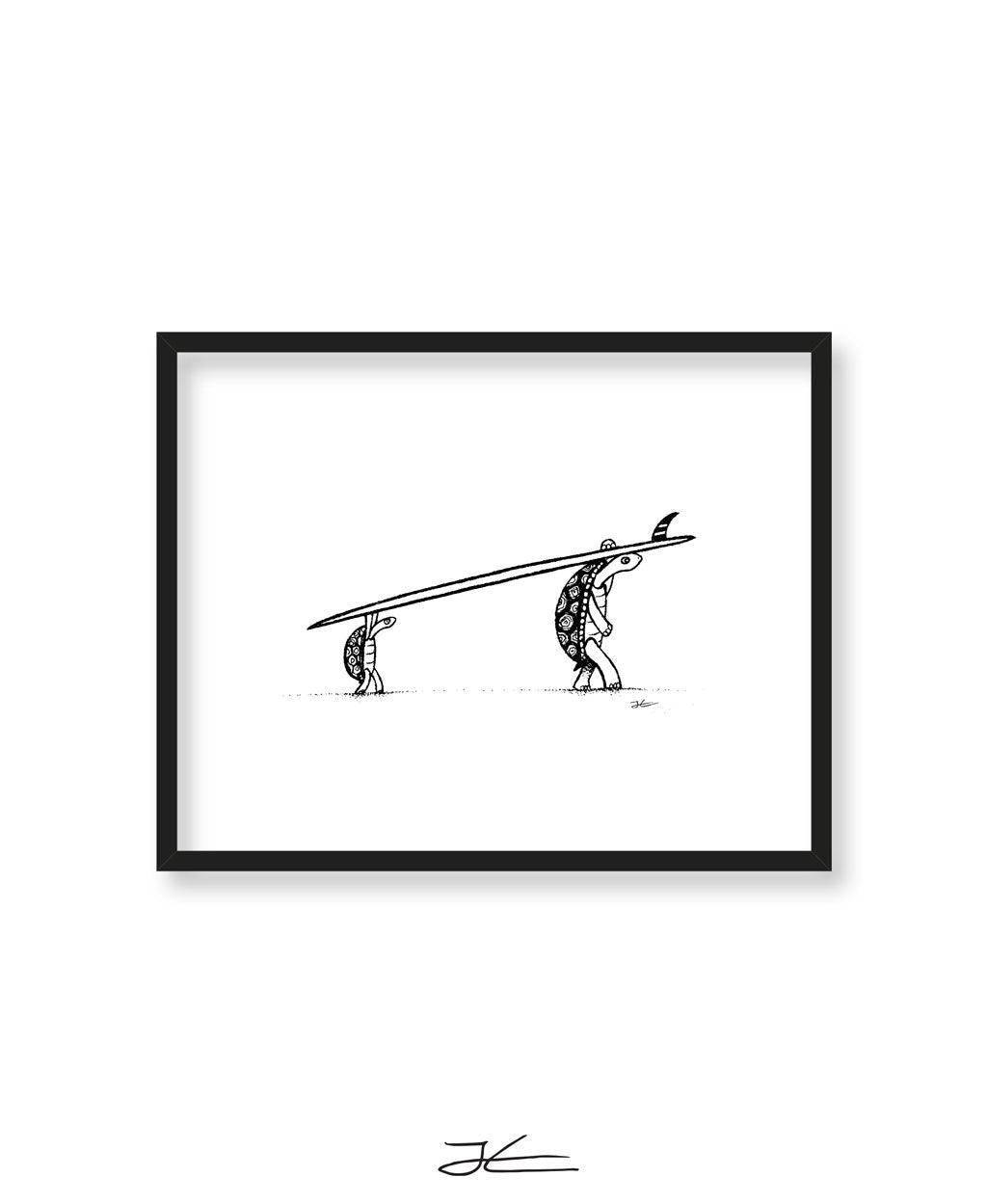 Inktober Turtles - Print/ Framed Print