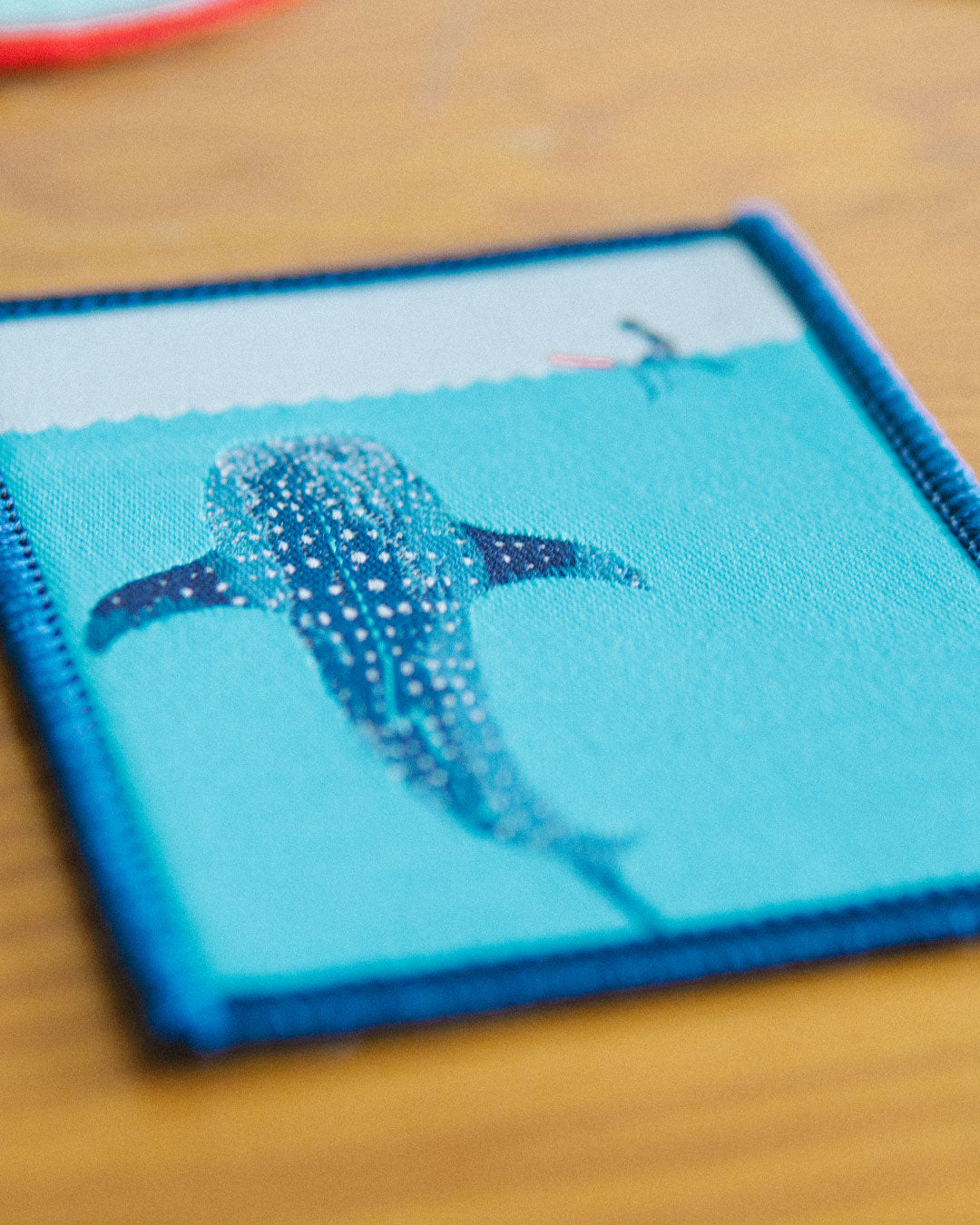 Whale Shark Woven Patch