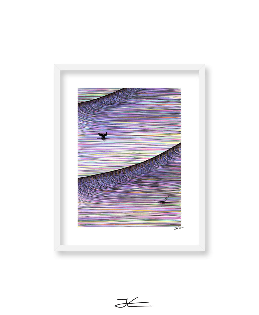Whale Stoke - Print/ Framed Print