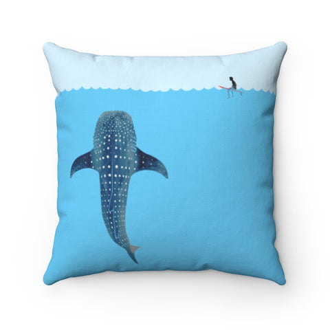 Whale Shark Square Pillow