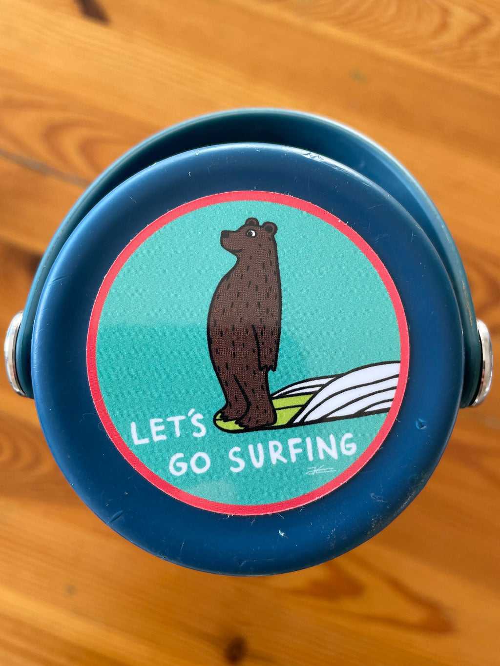 Let's Go Surfing Sticker (4 Stickers)