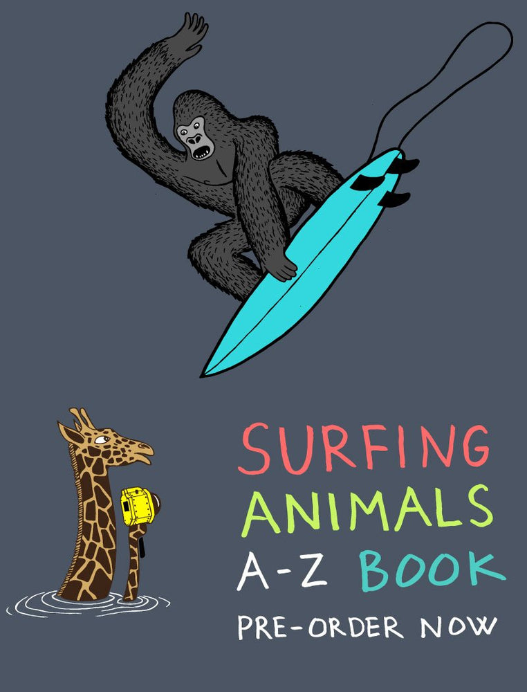 Surfing Animals A-Z Book