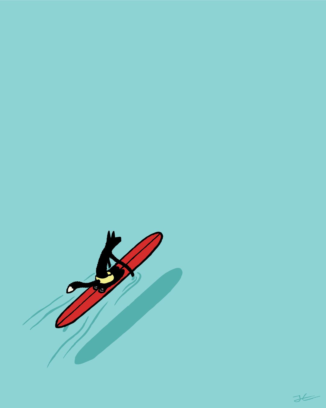 Paddling Out