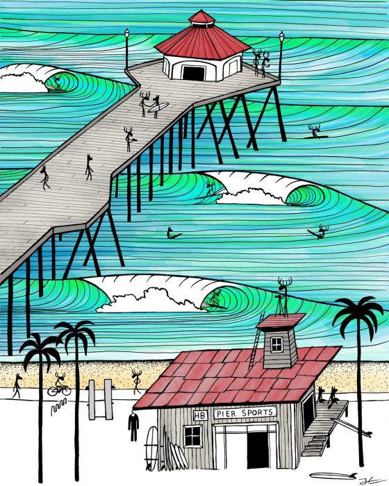 Pier Sports in color