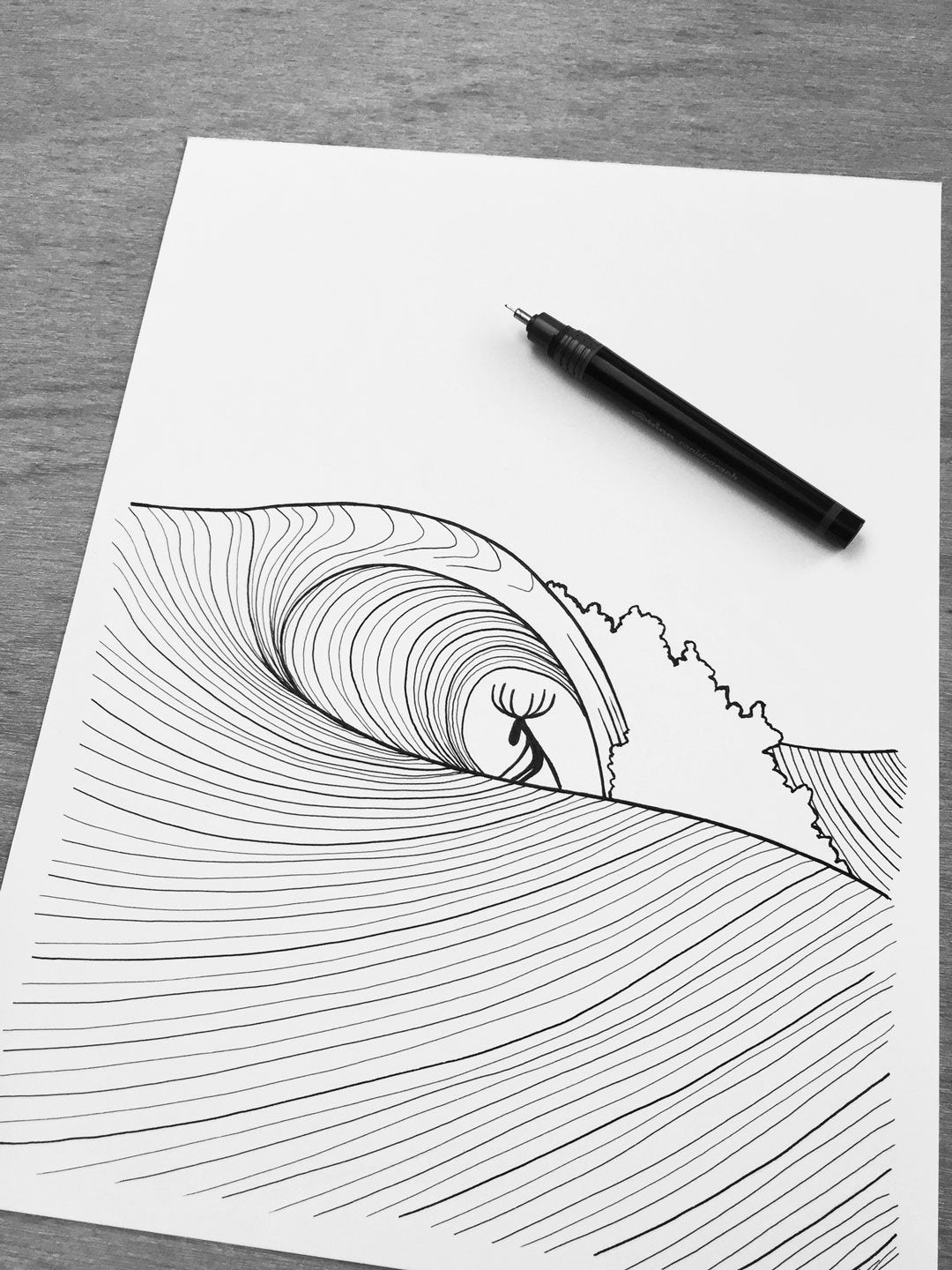 Sunset Slab - before the color was added