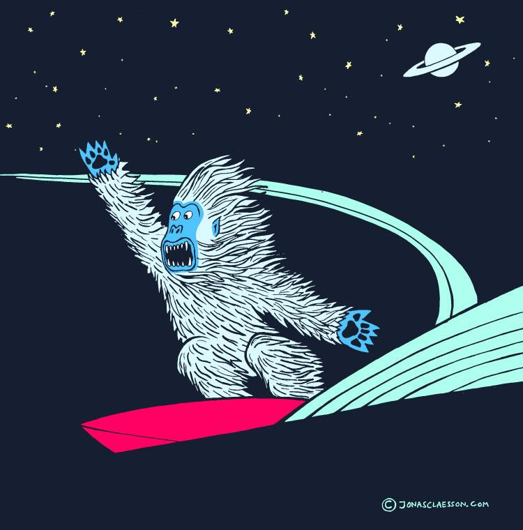 Yeti Surfs