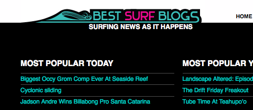 Bestsurfblogs.com - Logo design