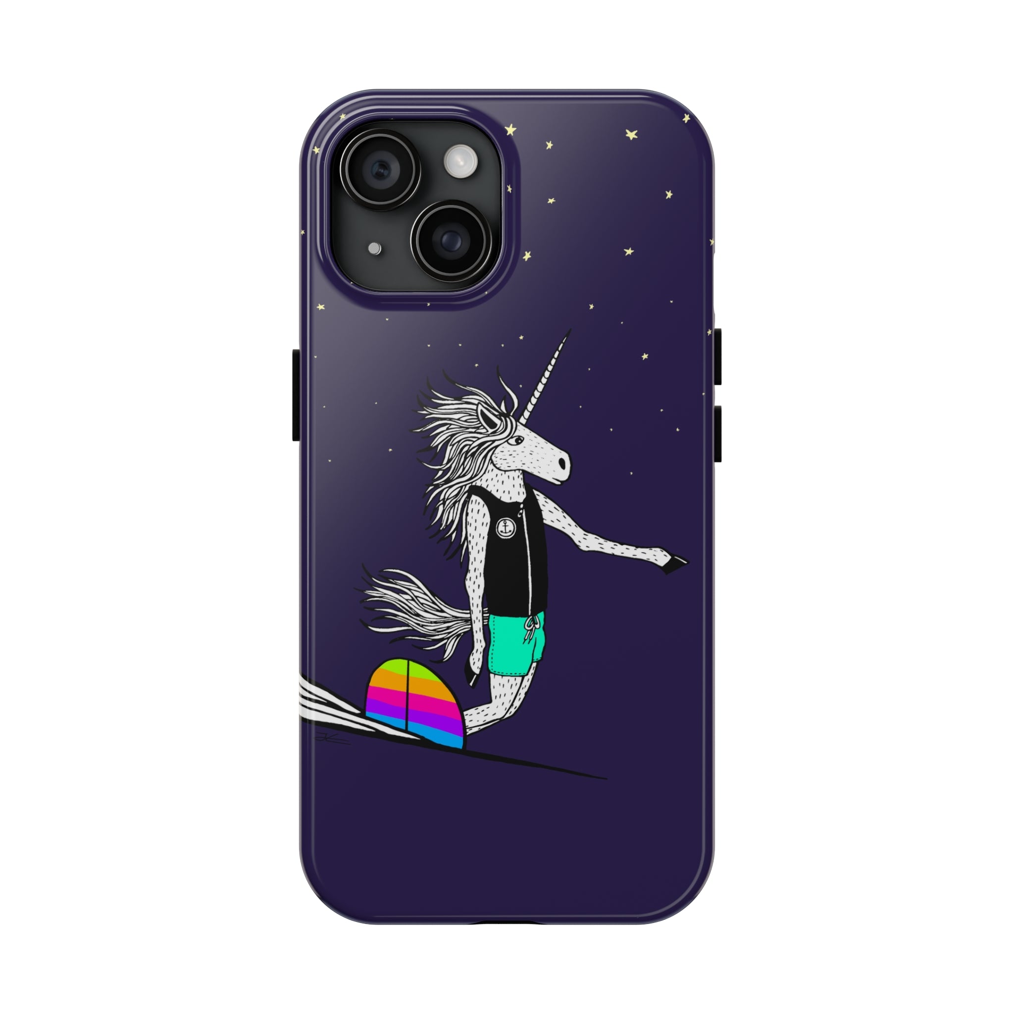 Surfing Unicorn Tough Phone Case
