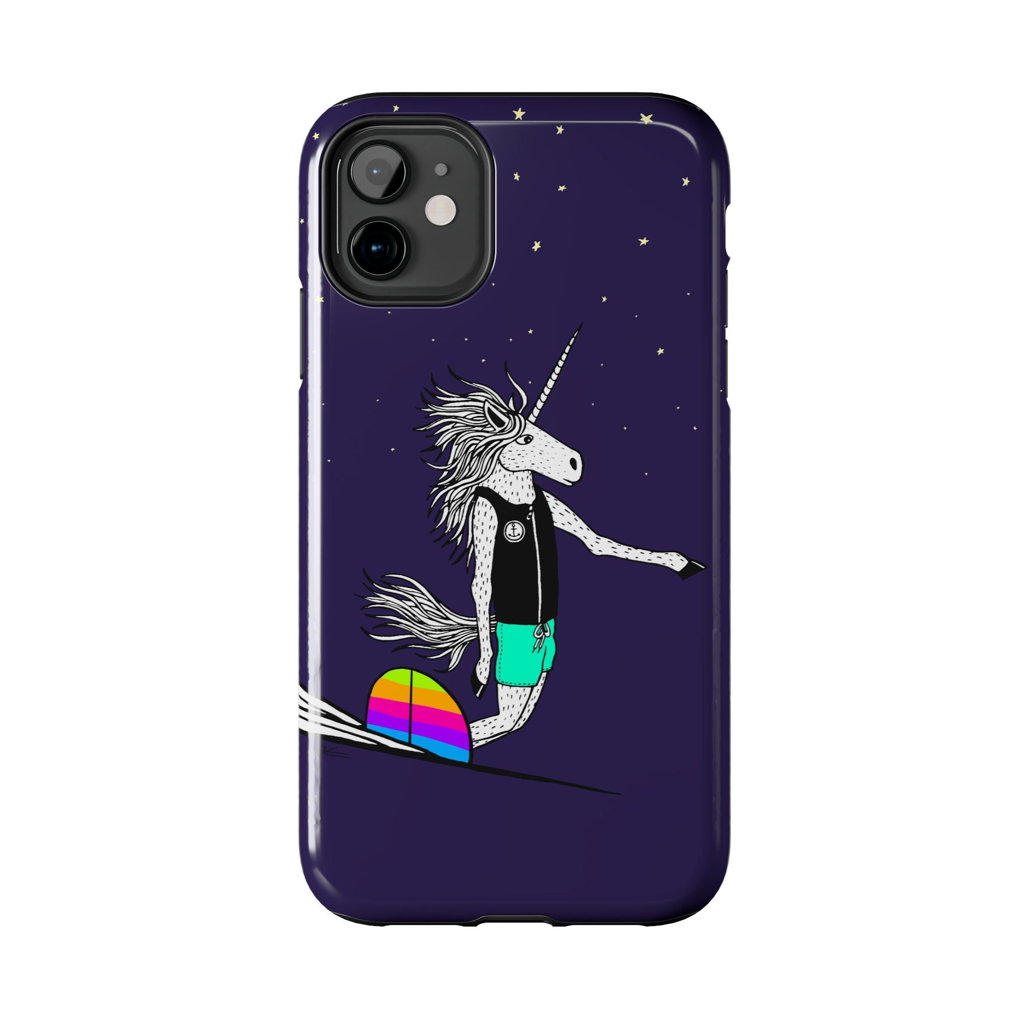 Surfing Unicorn Tough Phone Case