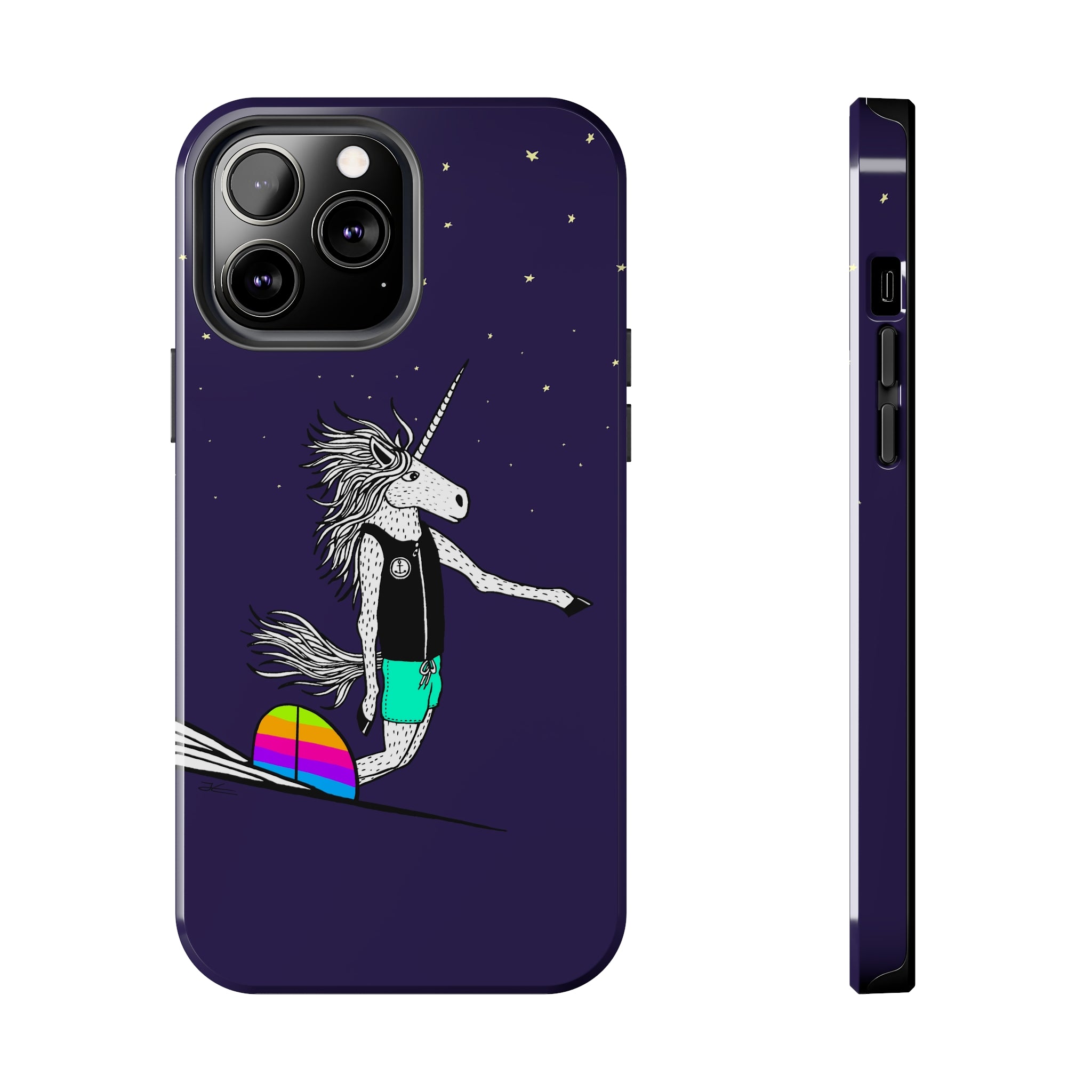 Surfing Unicorn Tough Phone Case