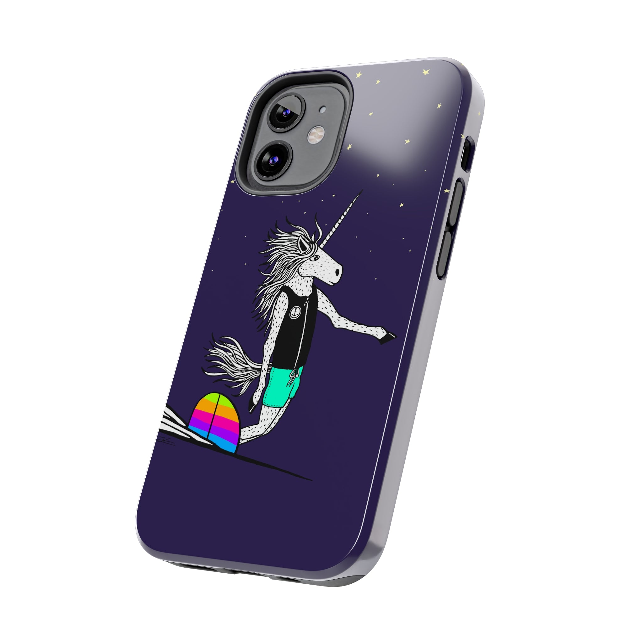 Surfing Unicorn Tough Phone Case