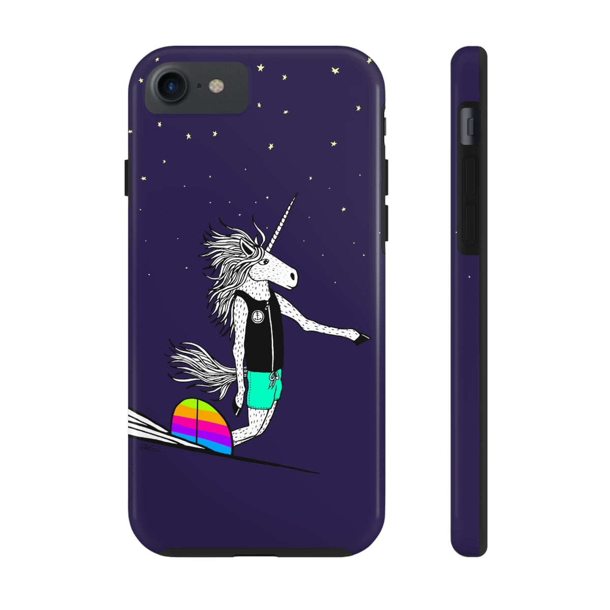 Surfing Unicorn Tough Phone Case