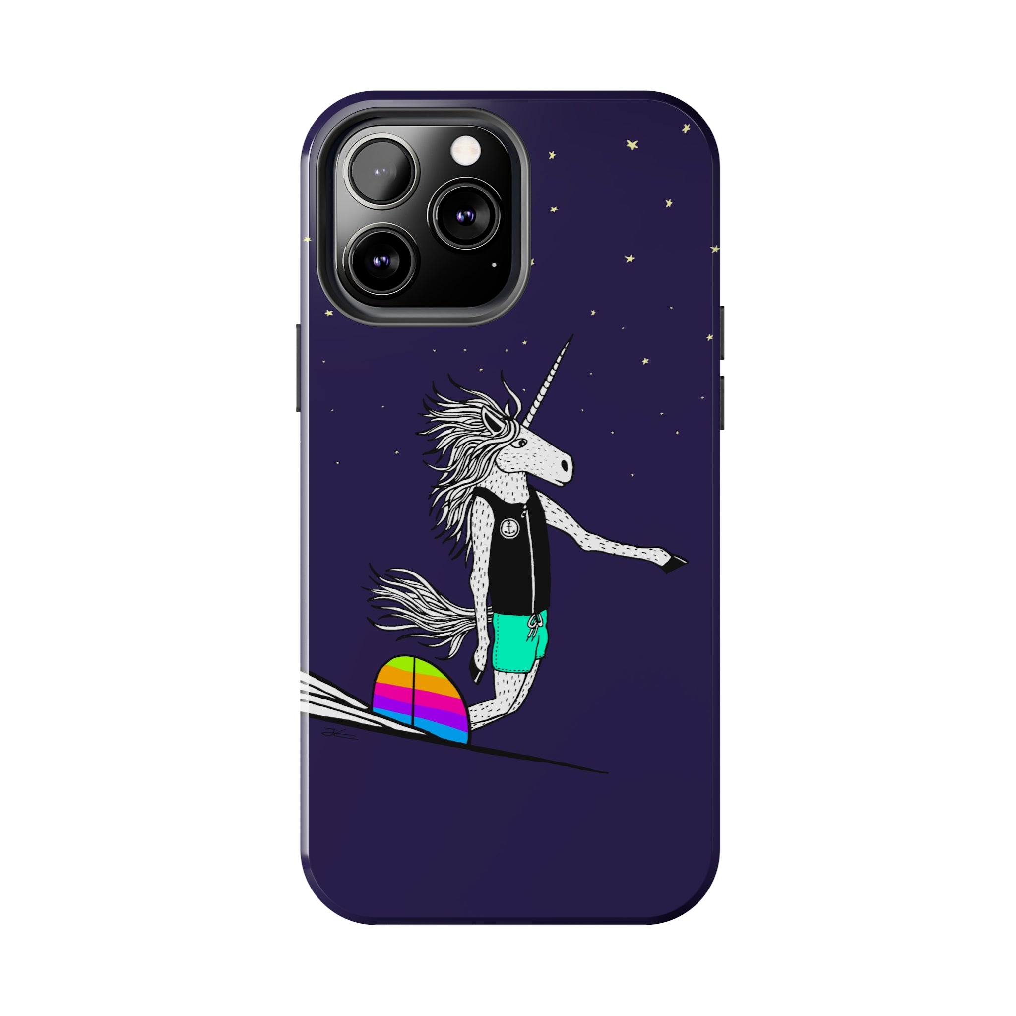 Surfing Unicorn Tough Phone Case