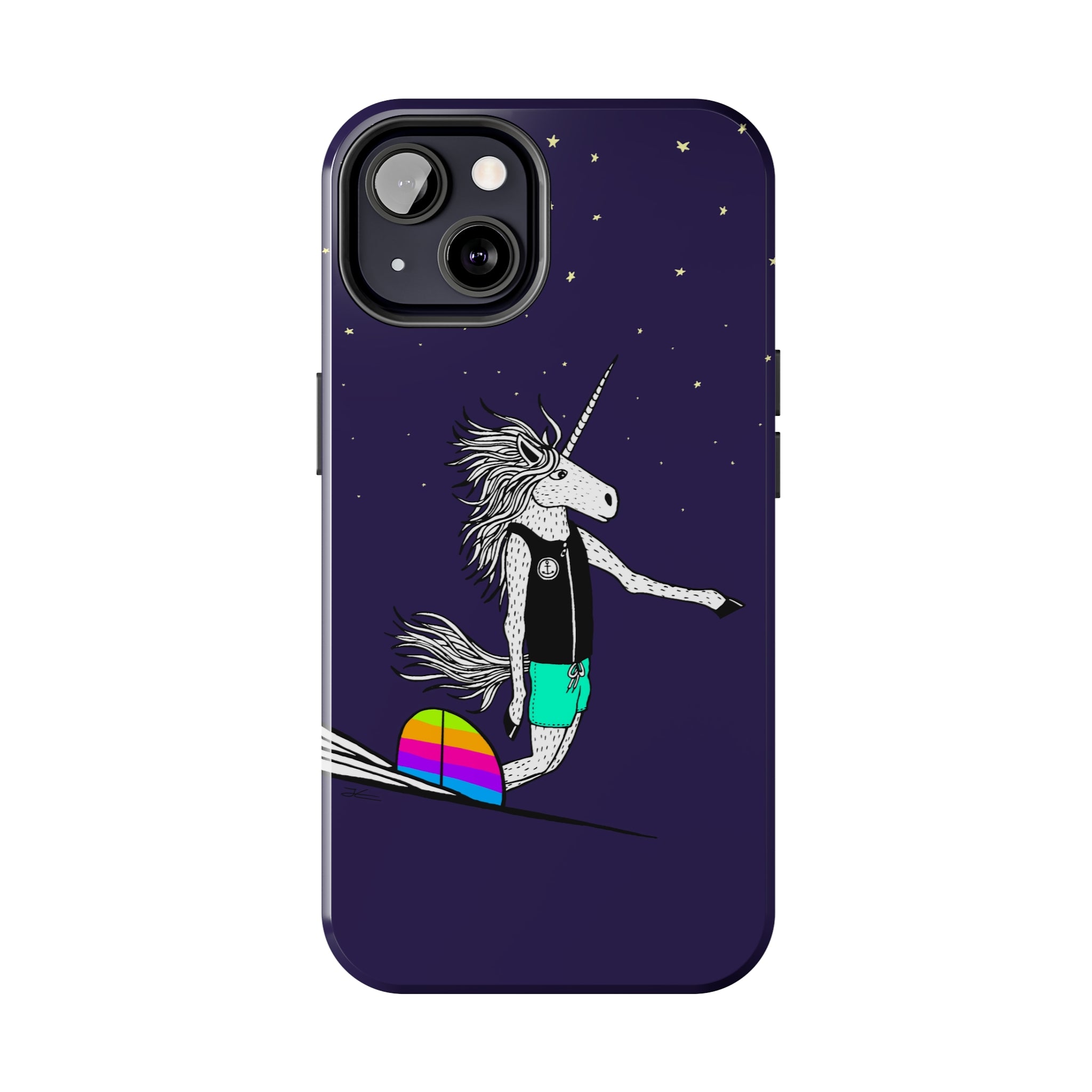 Surfing Unicorn Tough Phone Case
