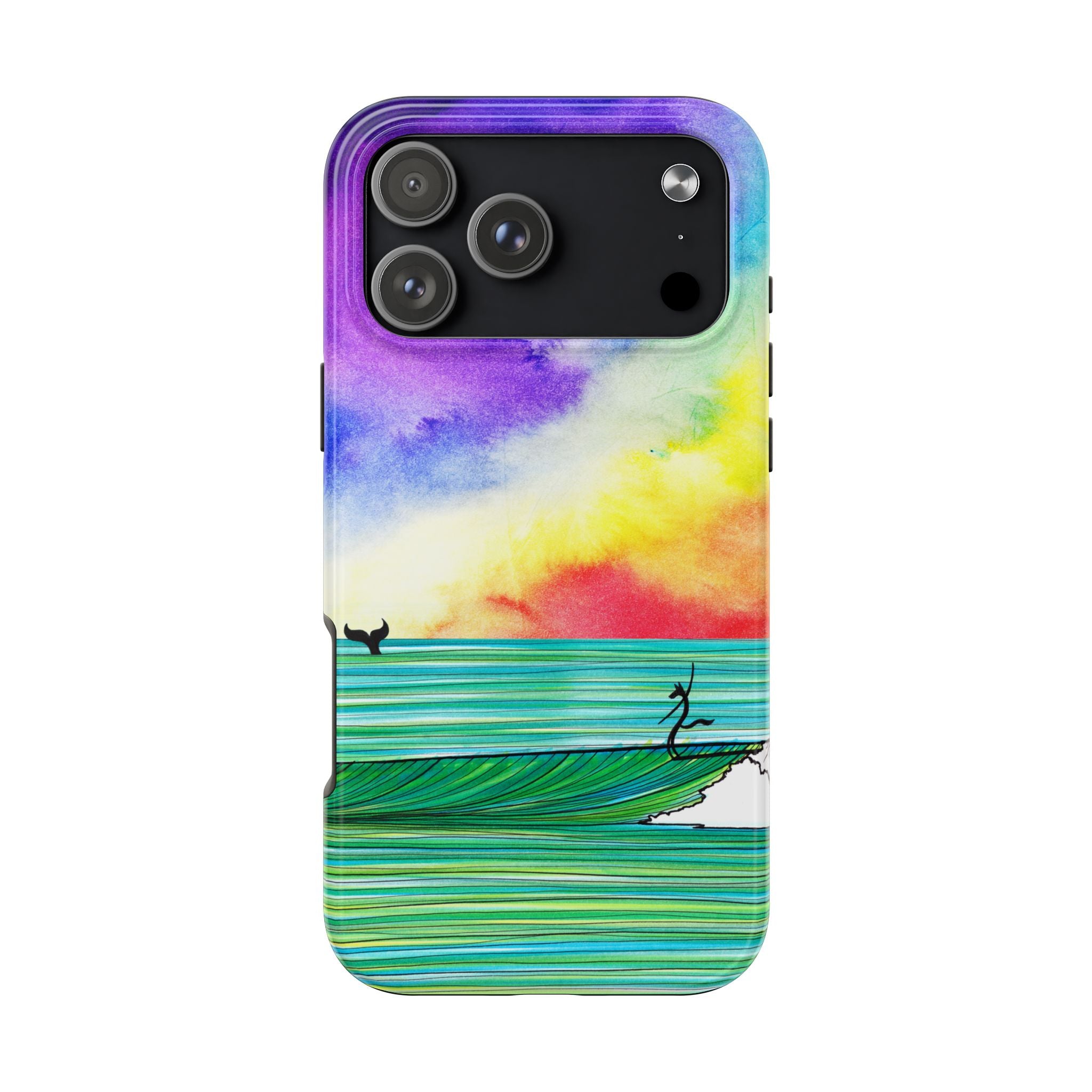 The Wolf And The Whale Tough Phone Case