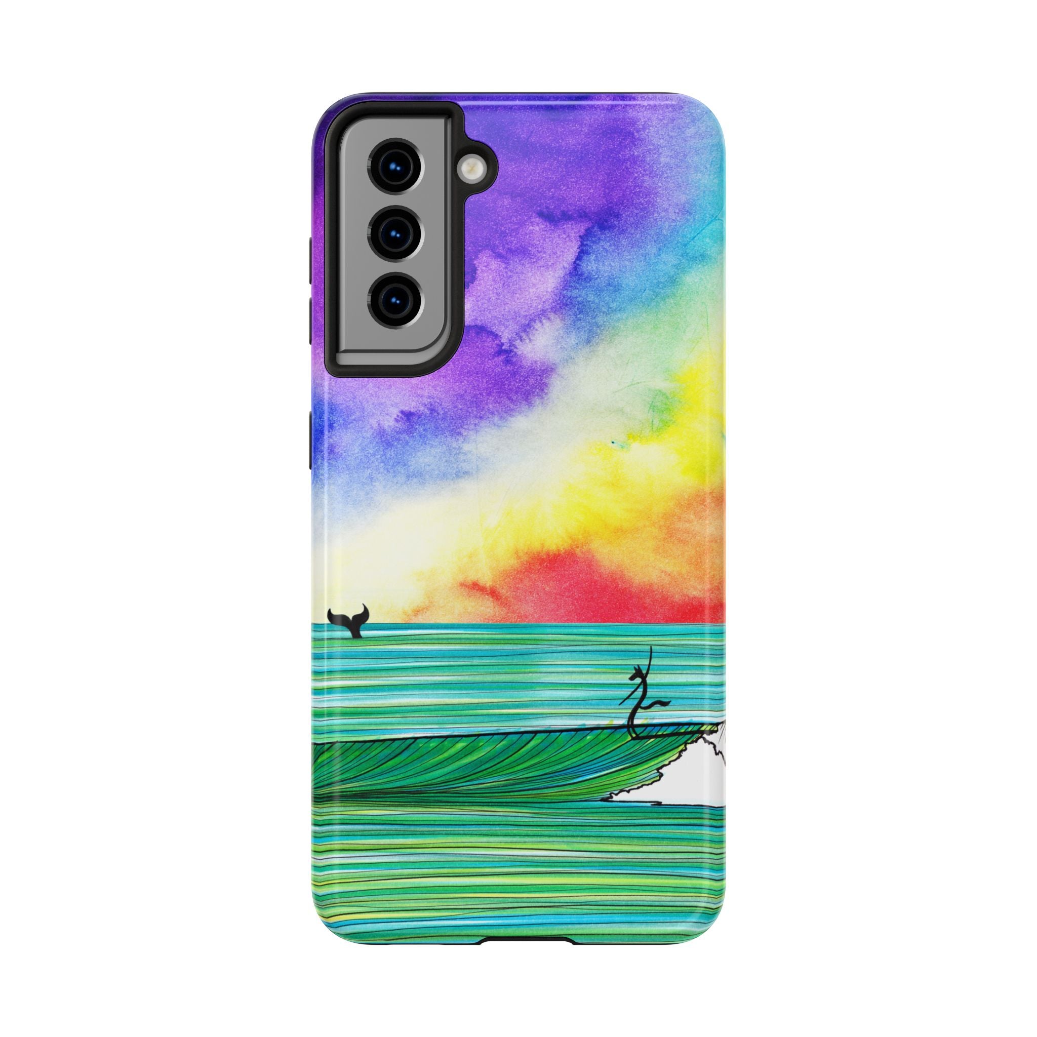The Wolf And The Whale Tough Phone Case