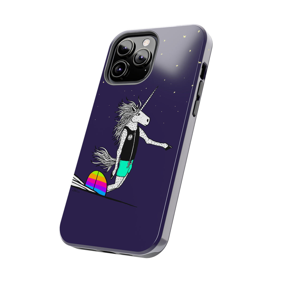 Surfing Unicorn Tough Phone Case