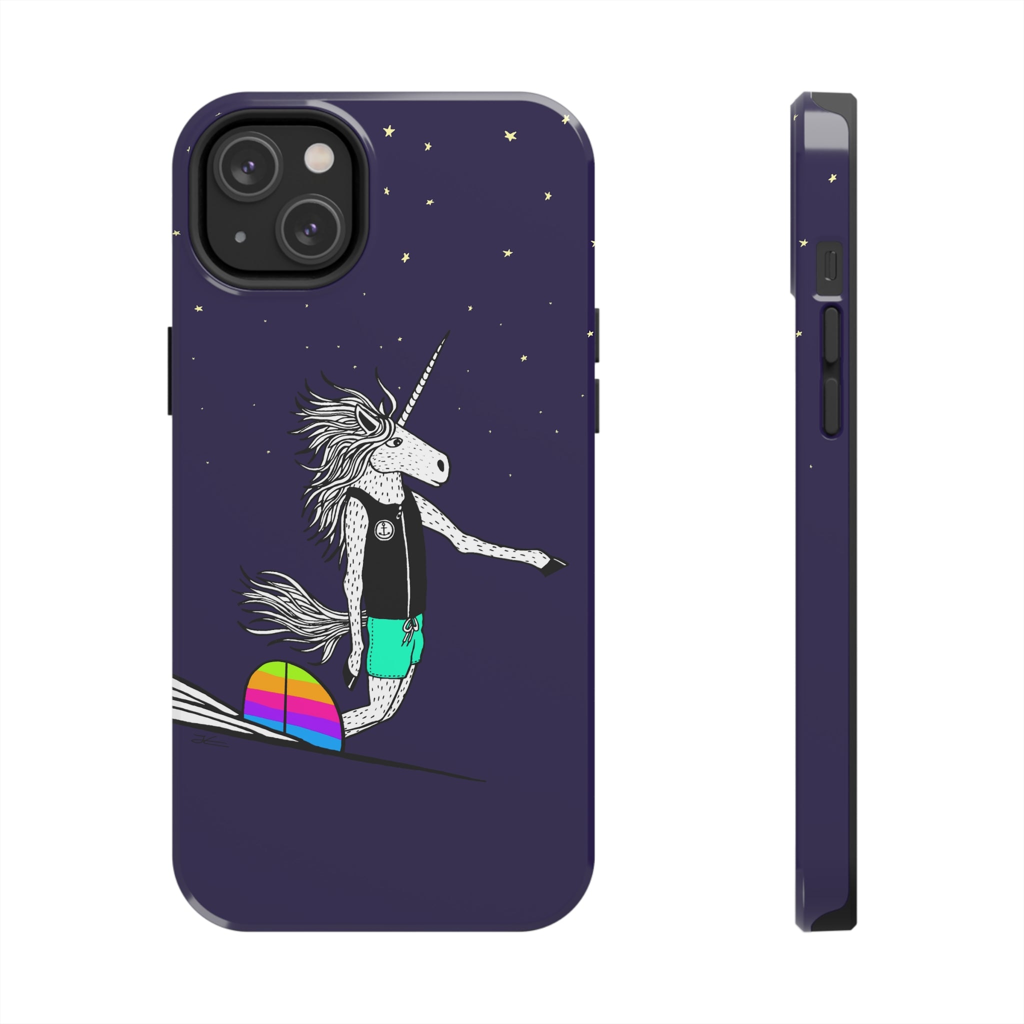 Surfing Unicorn Tough Phone Case
