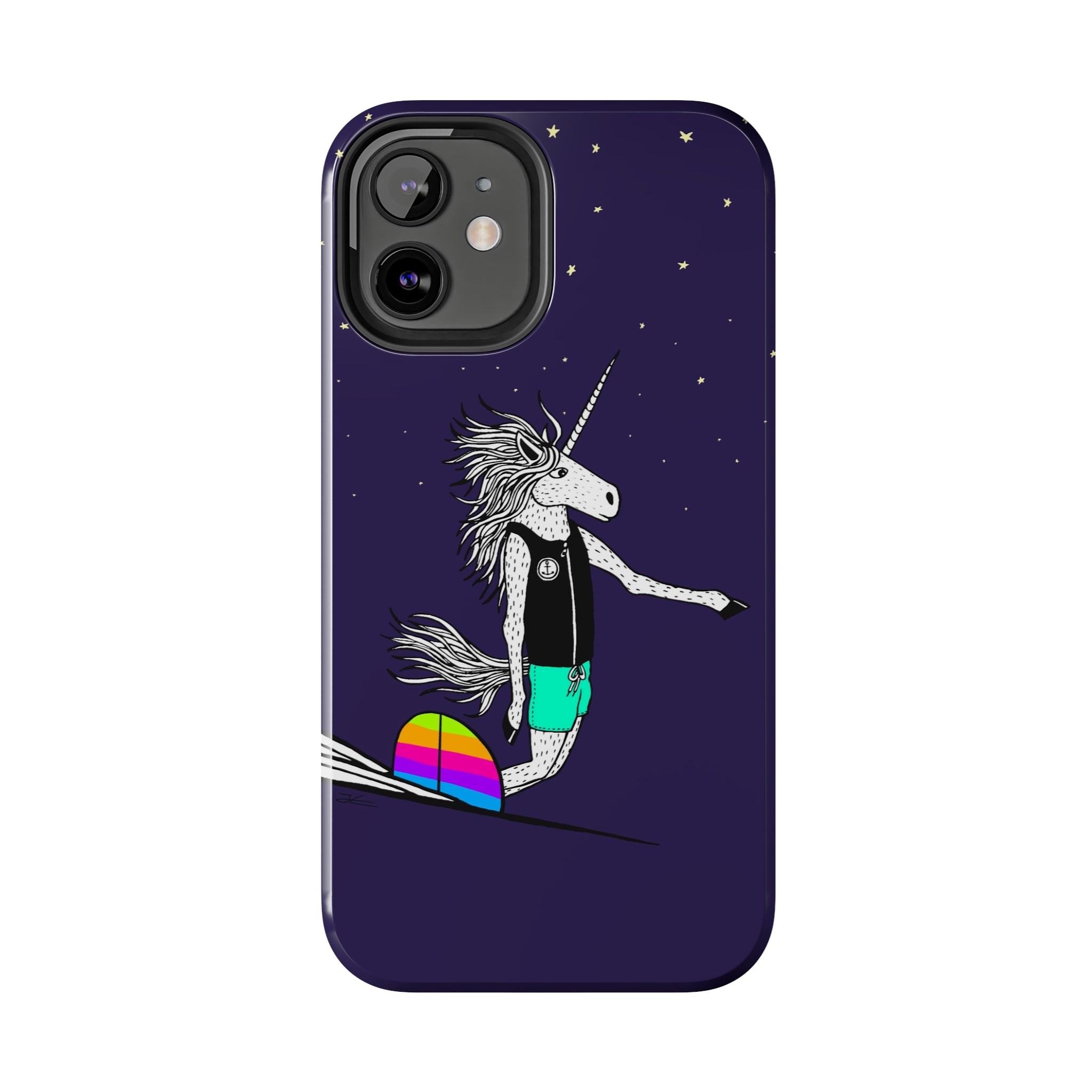 Surfing Unicorn Tough Phone Case