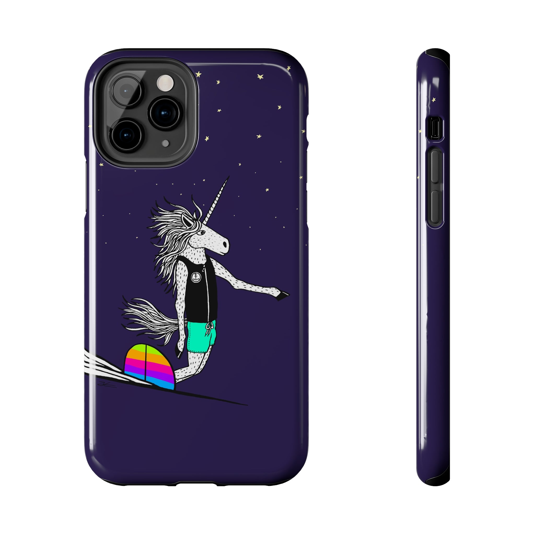Surfing Unicorn Tough Phone Case