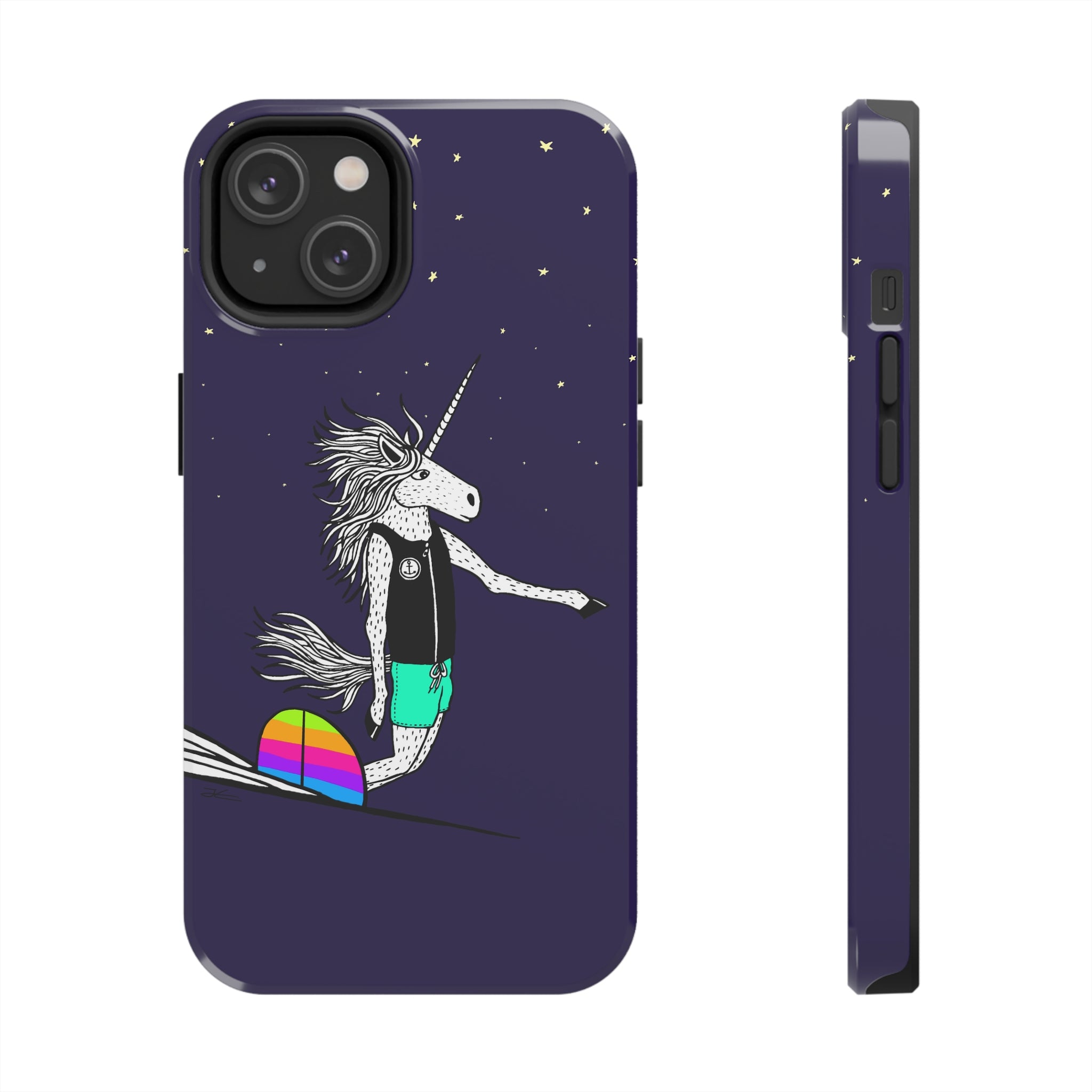 Surfing Unicorn Tough Phone Case