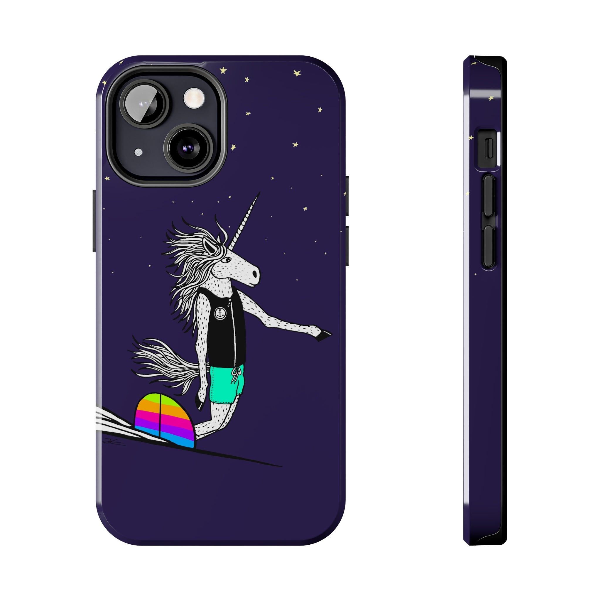 Surfing Unicorn Tough Phone Case