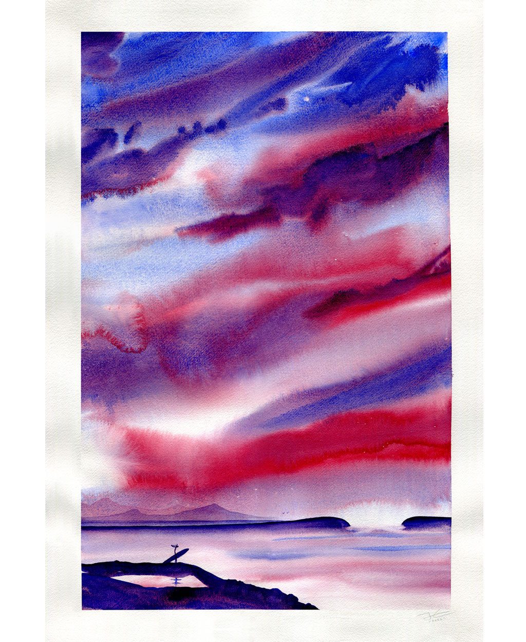 A Moment In Time. Original signed illustration