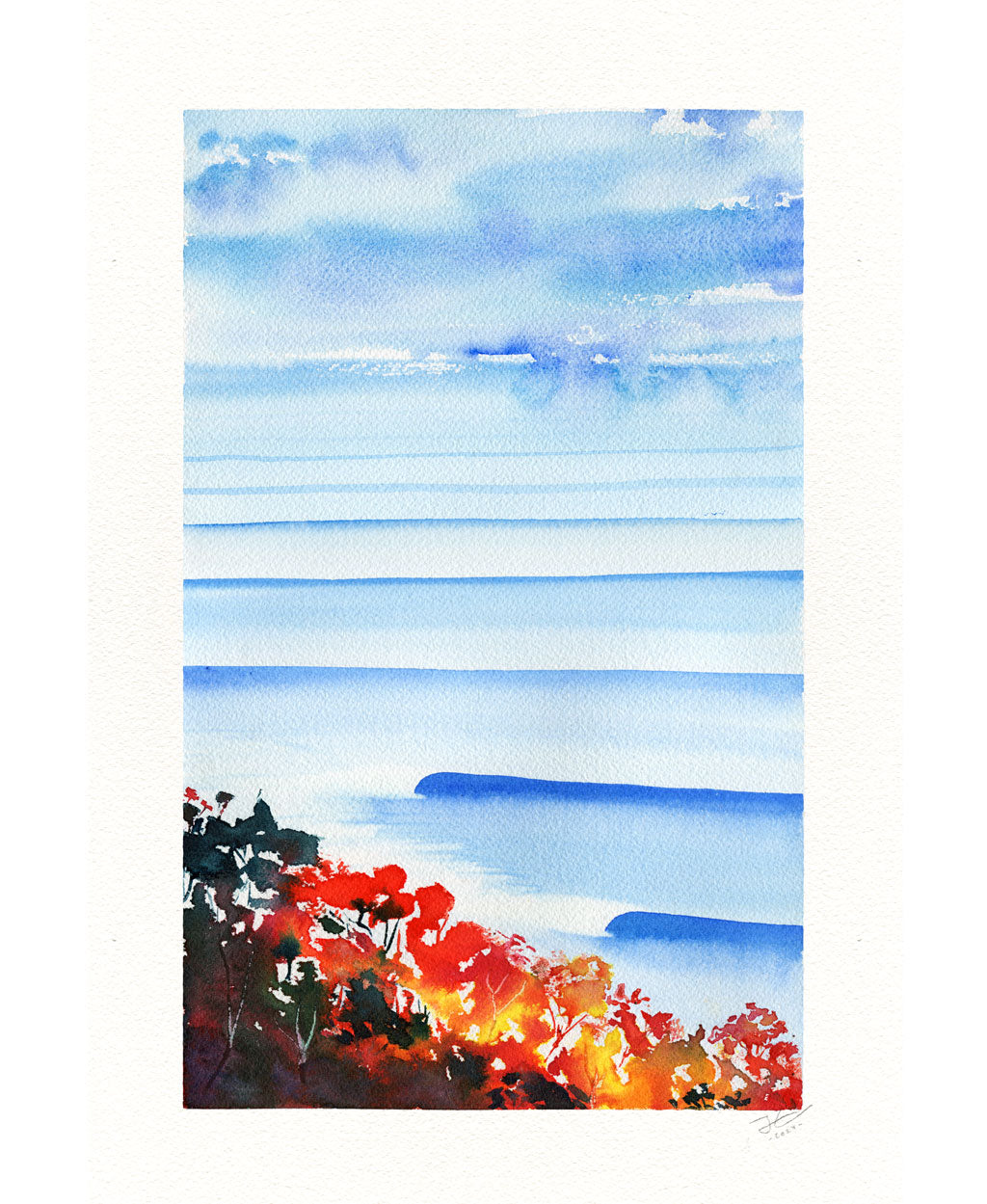 Autumn Lineup. Original signed illustration