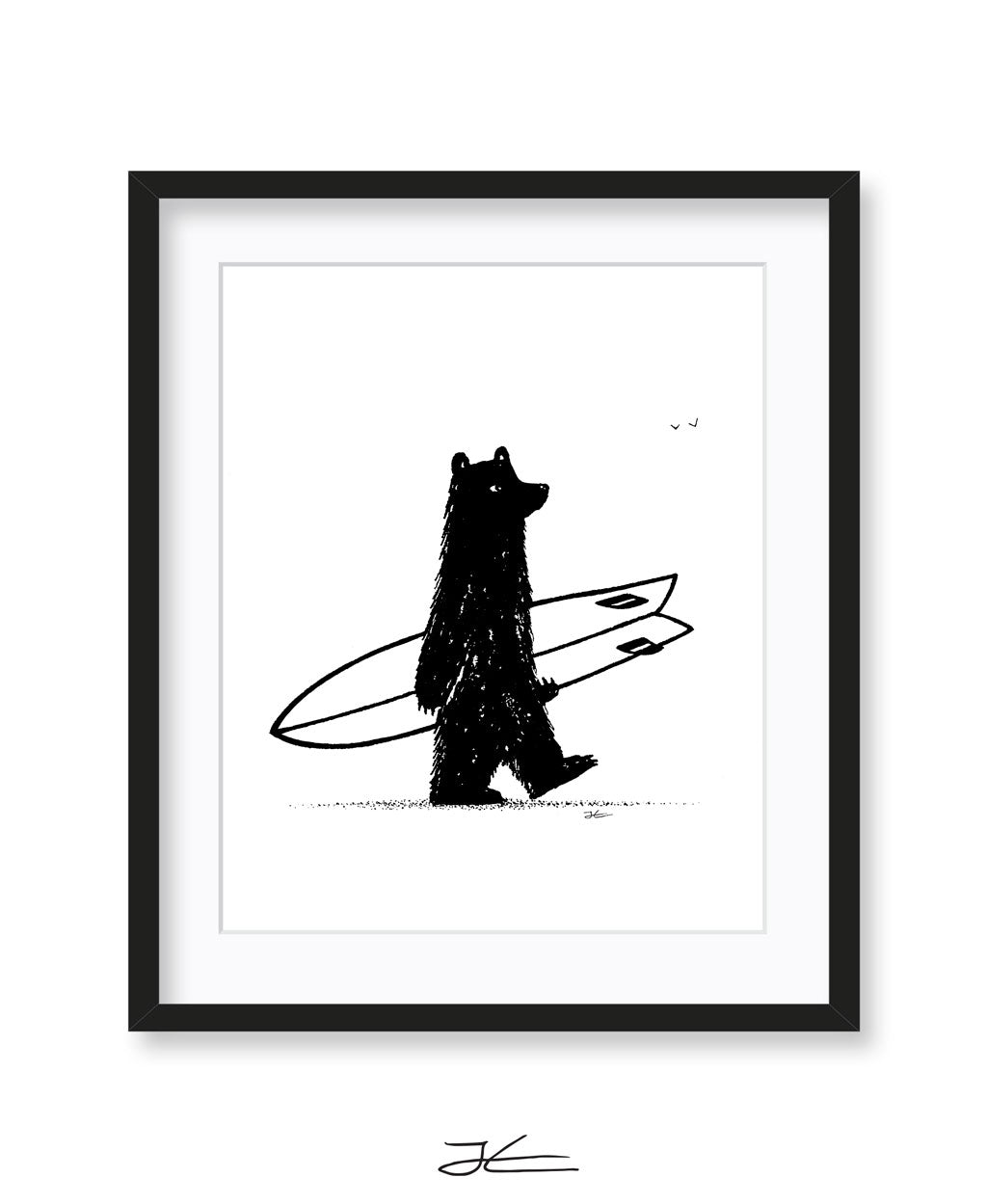 Bear Stroll - Print/ Framed Print