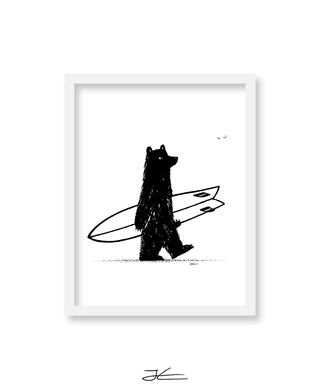 Bear Stroll - Print/ Framed Print