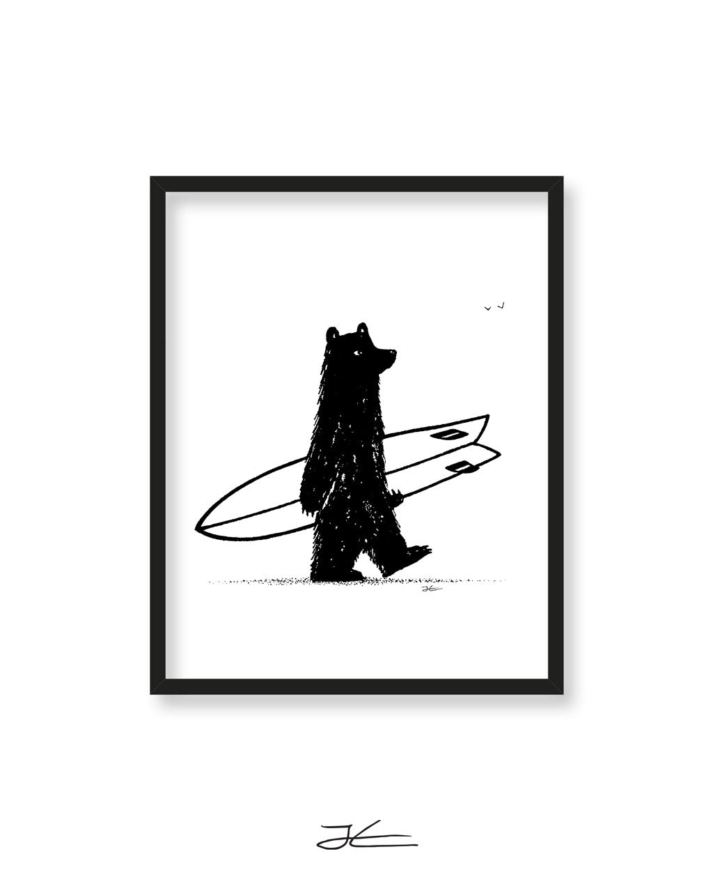 Bear Stroll - Print/ Framed Print