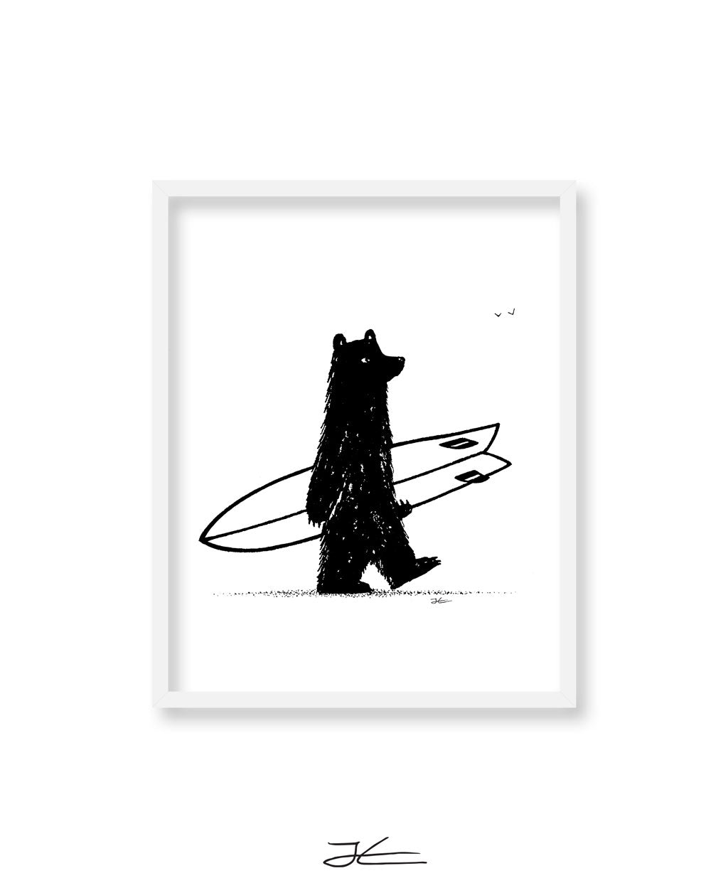 Bear Stroll - Print/ Framed Print