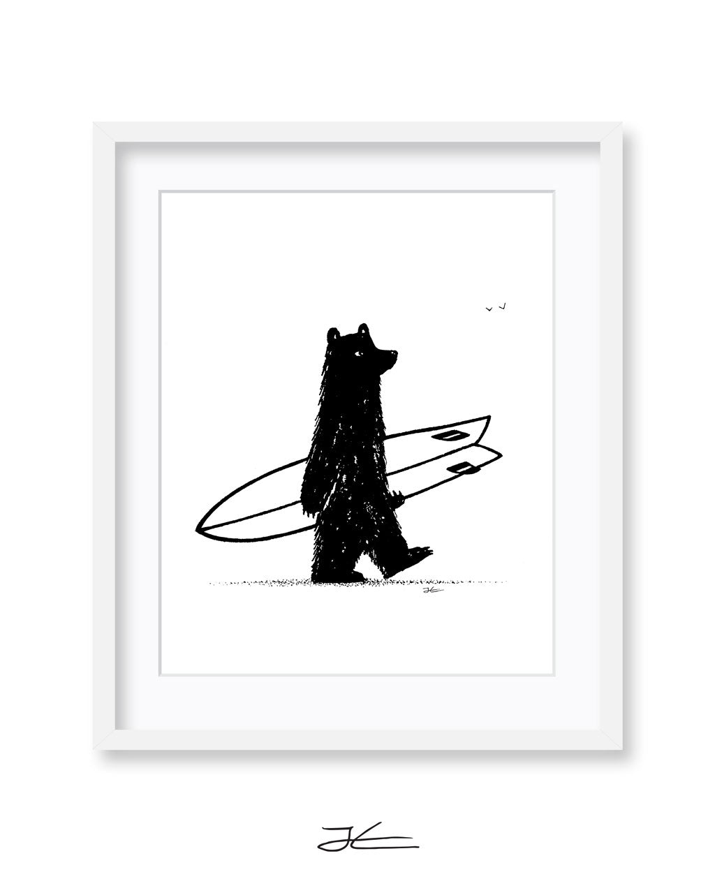 Bear Stroll - Print/ Framed Print