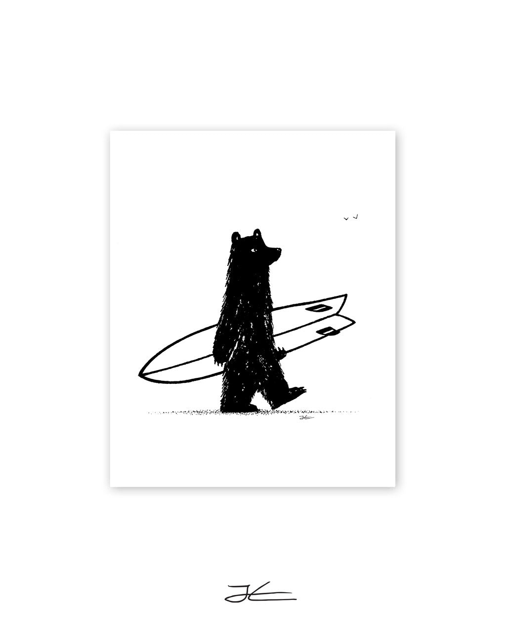 Bear Stroll - Print/ Framed Print
