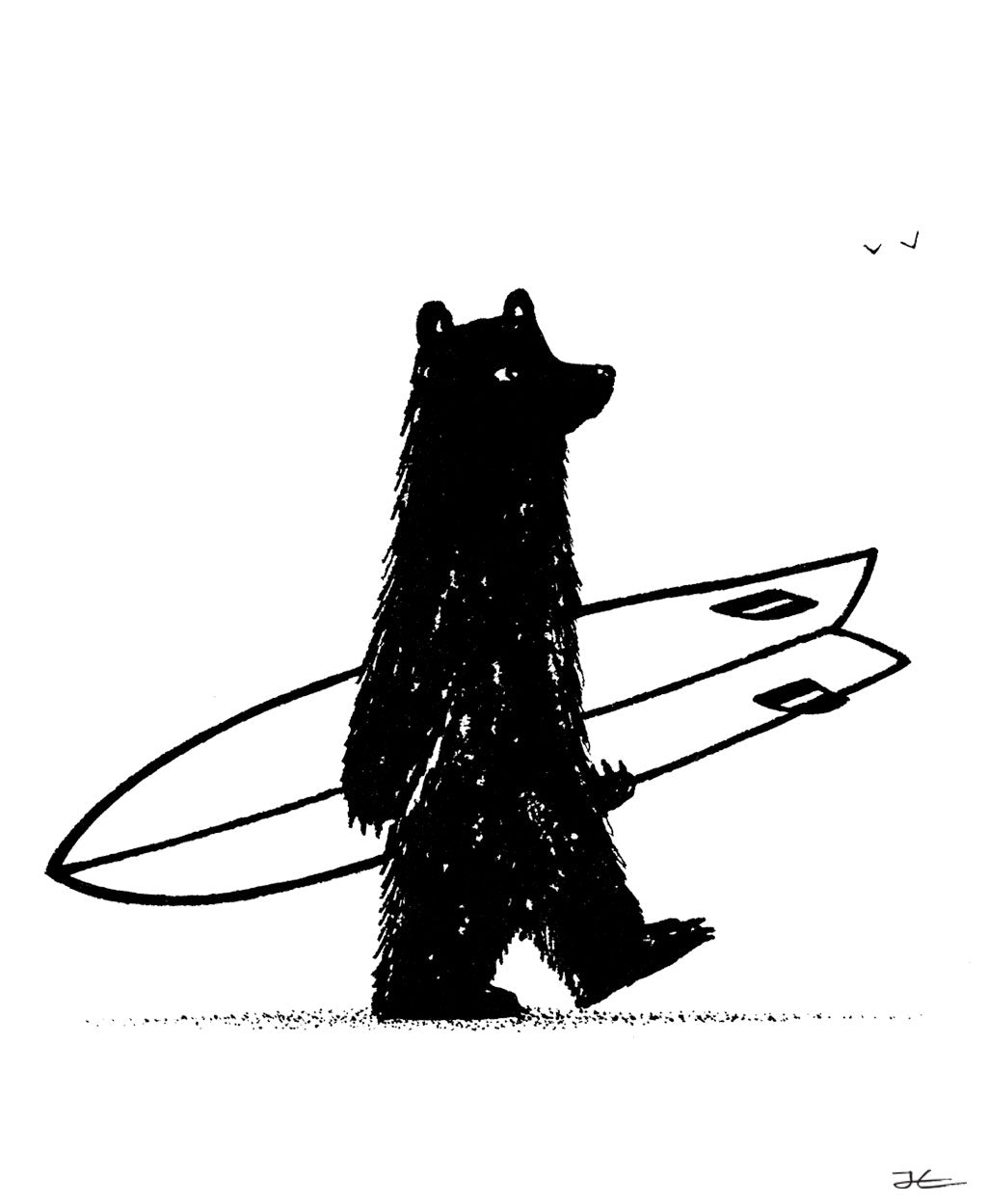 Bear Stroll - Print/ Framed Print