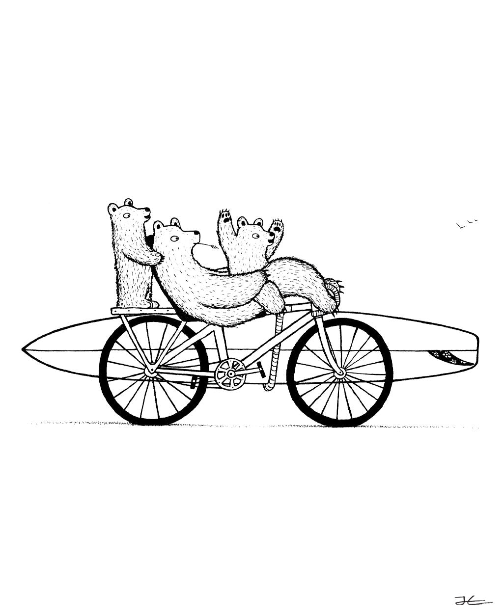 Bear Family - Print/ Framed Print