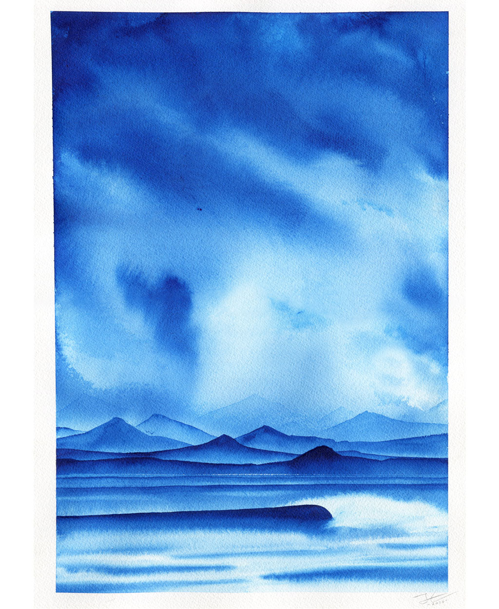 Before The Storm. Original signed illustration