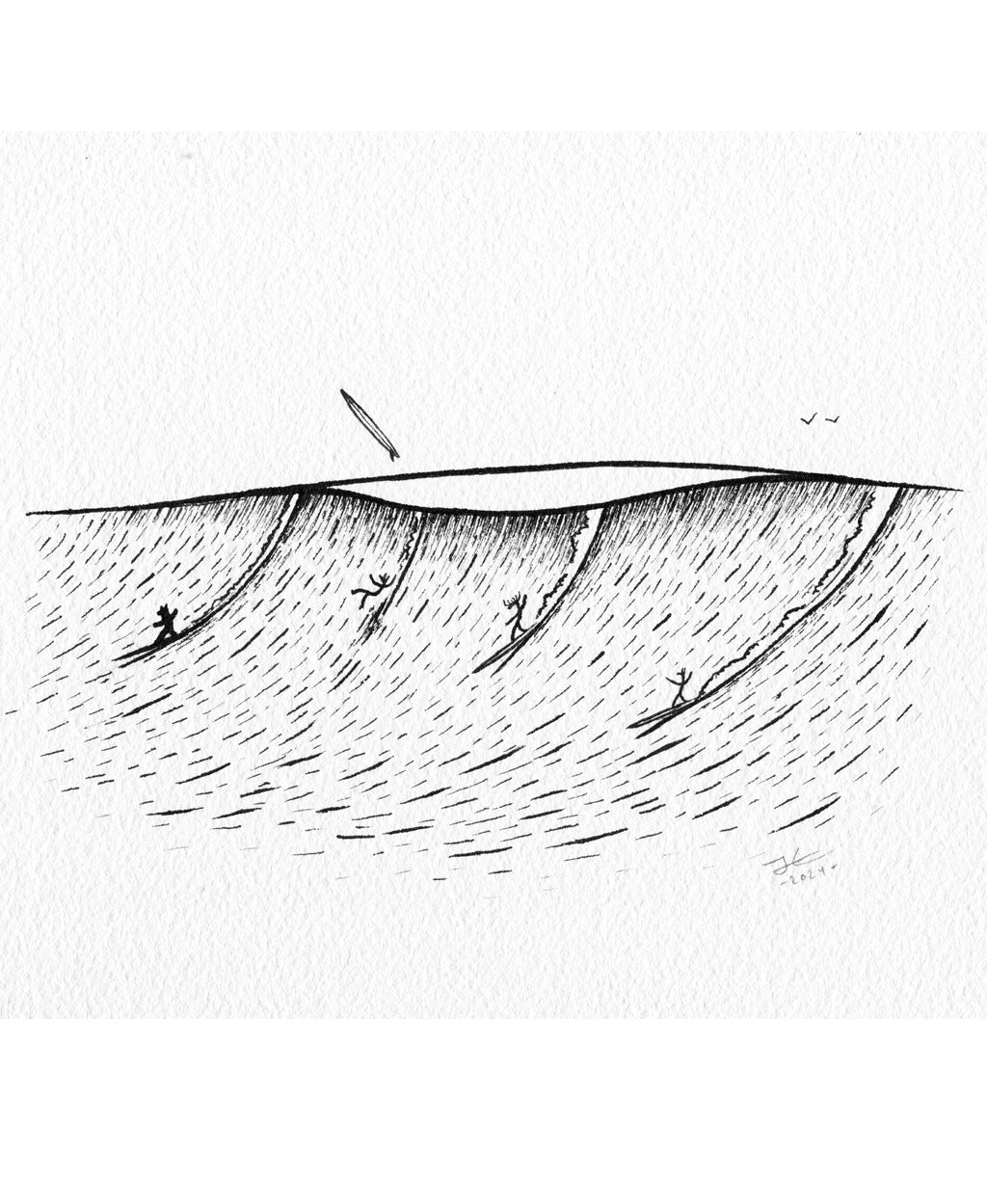 Big Day. Original illustration