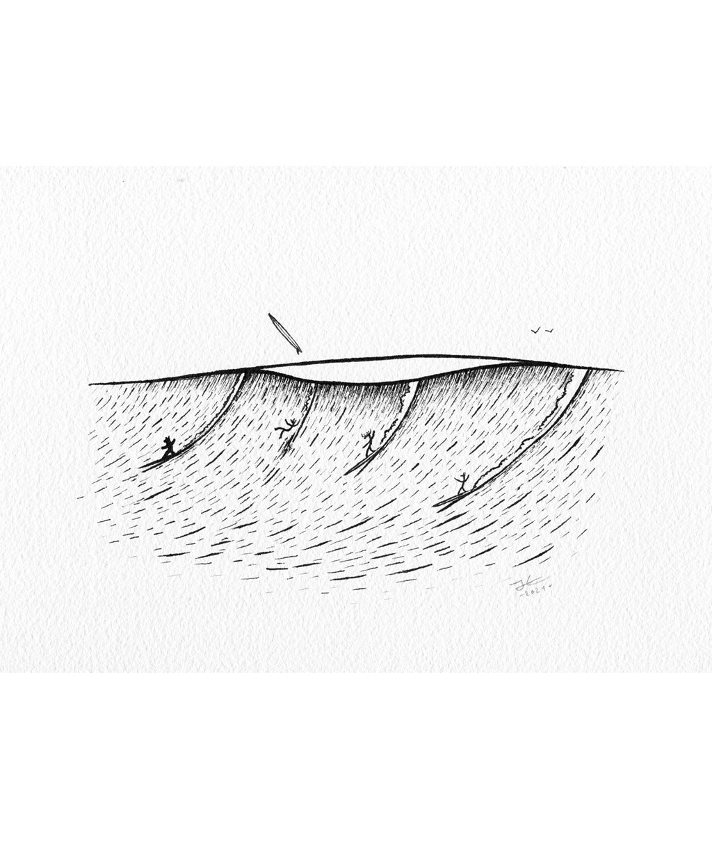 Big Day. Original illustration