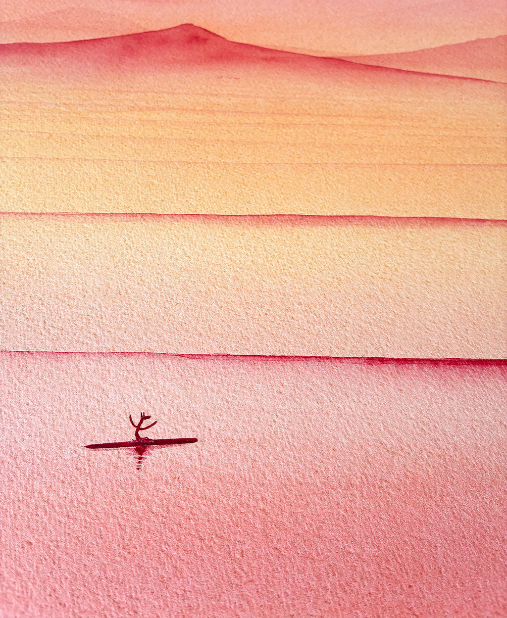 Chasing Dreams. Original signed water color illustration
