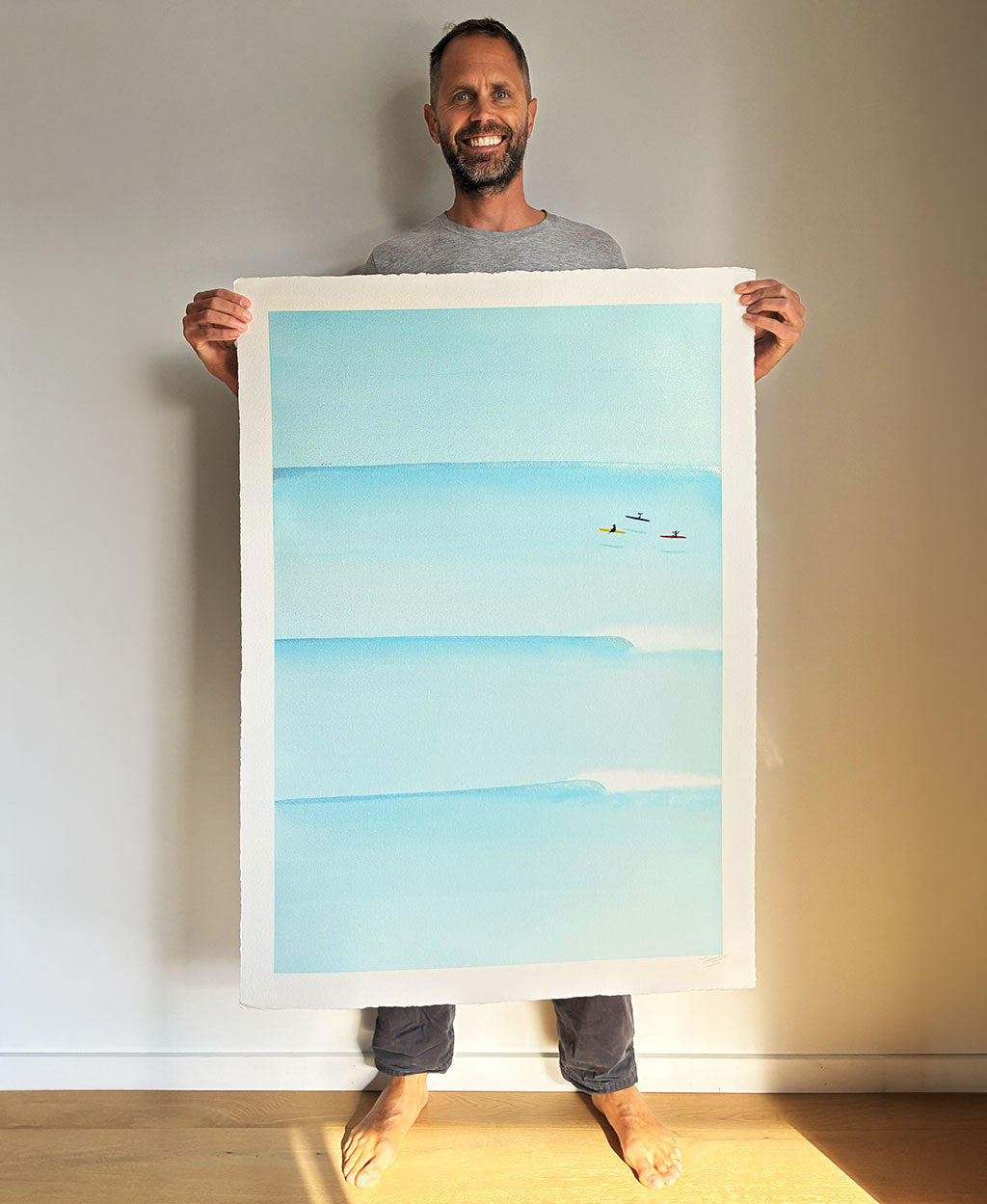 Clear Waters. Original signed water color illustration