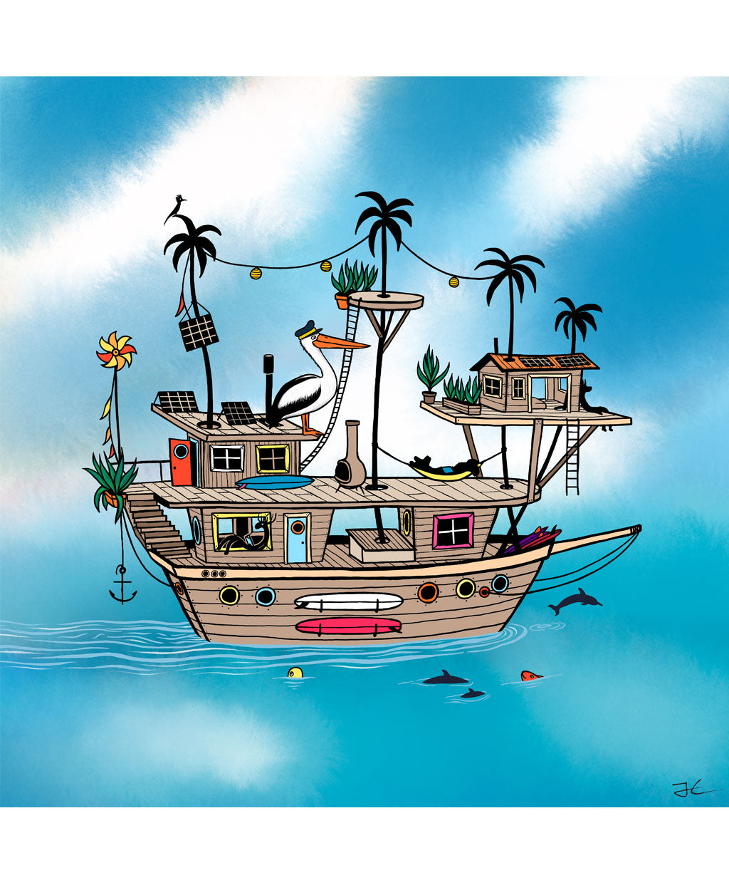 Deck Crew - Print/ Framed Print