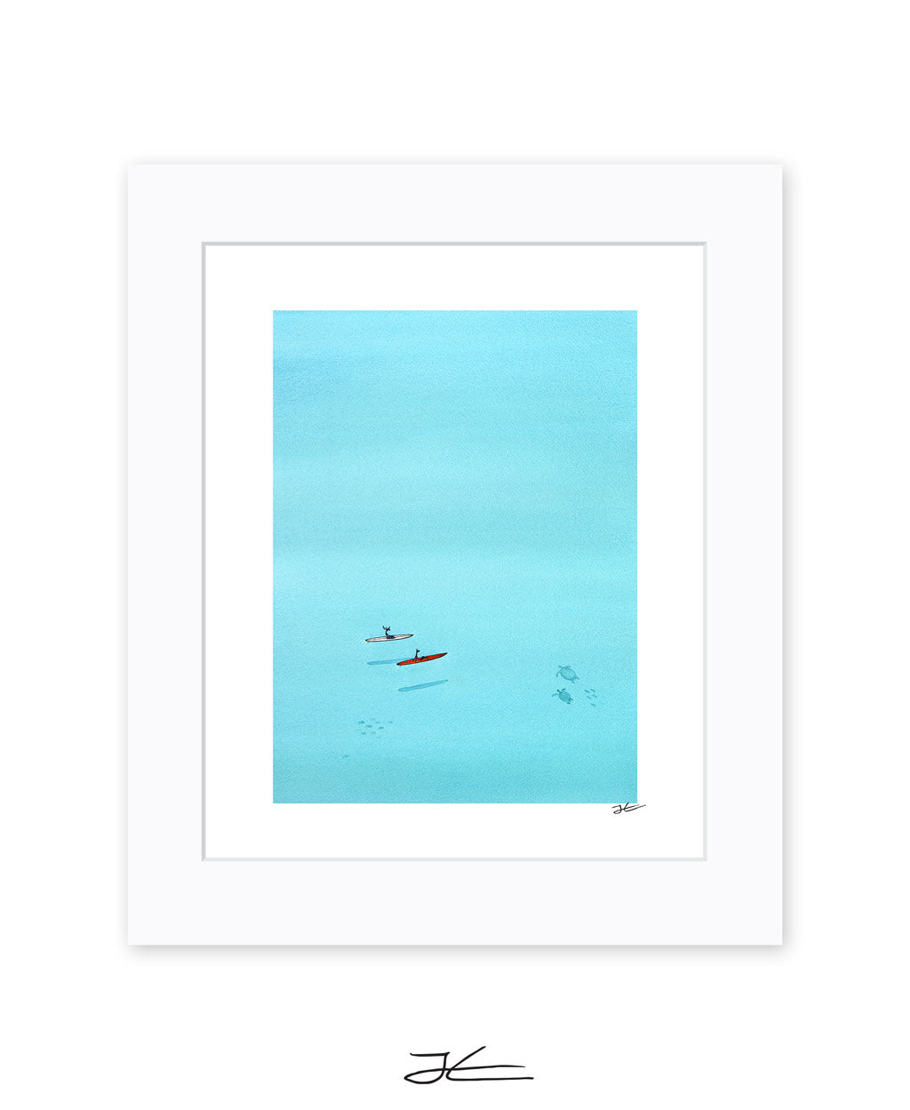 Hanging With Turtles - Print/ Framed Print