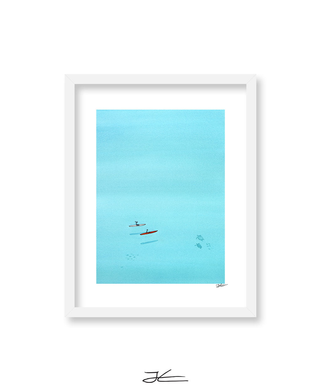 Hanging With Turtles - Print/ Framed Print