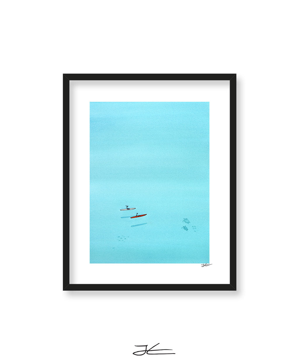 Hanging With Turtles - Print/ Framed Print