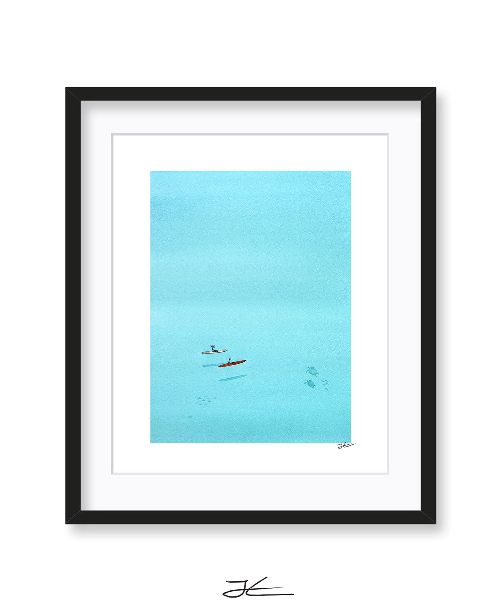 Hanging With Turtles - Print/ Framed Print