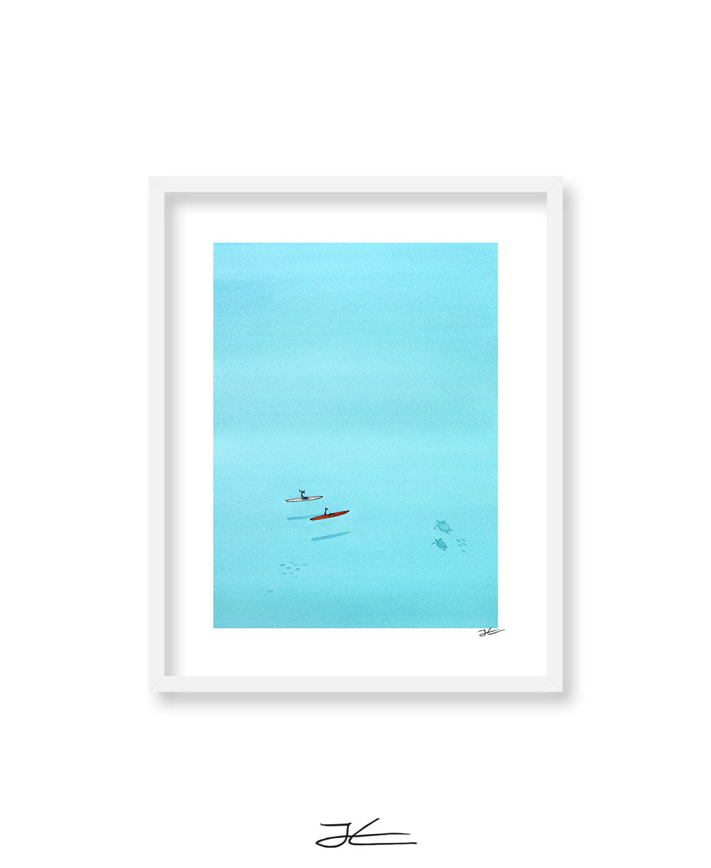 Hanging With Turtles - Print/ Framed Print