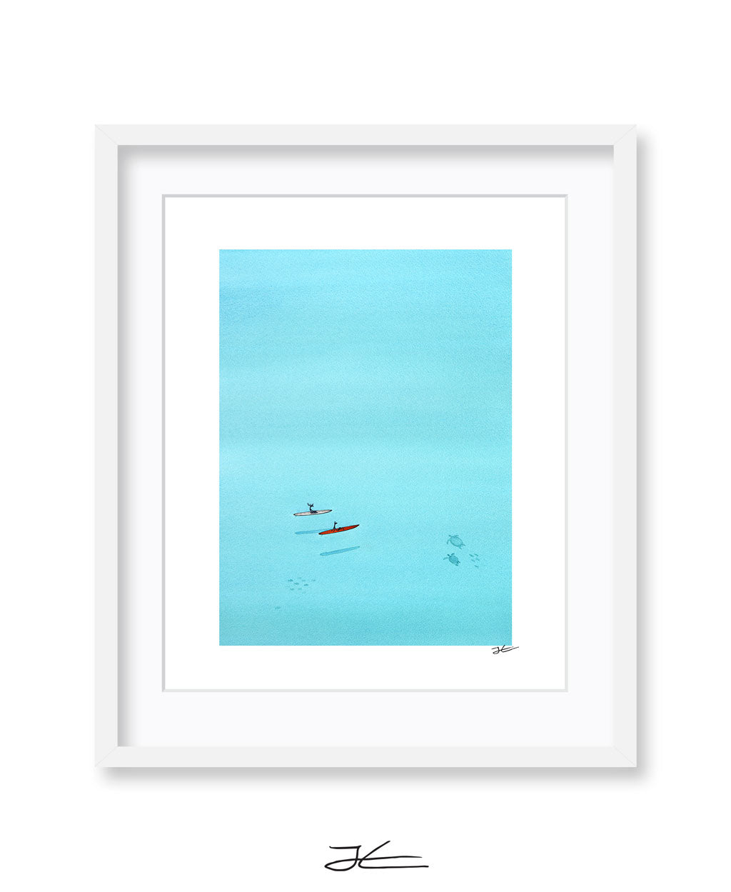 Hanging With Turtles - Print/ Framed Print
