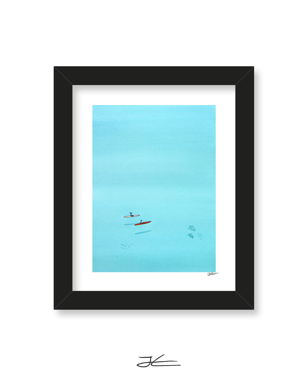 Hanging With Turtles - Print/ Framed Print